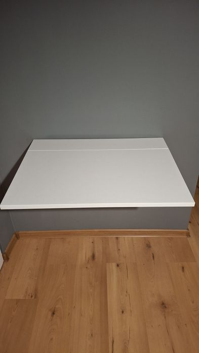 Biurko/stolik składany ścienny biały