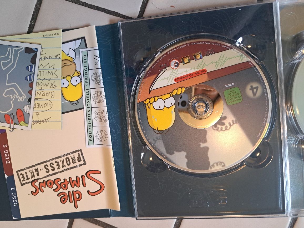Zestaw DVD Die Simpsons angielski niemiecki