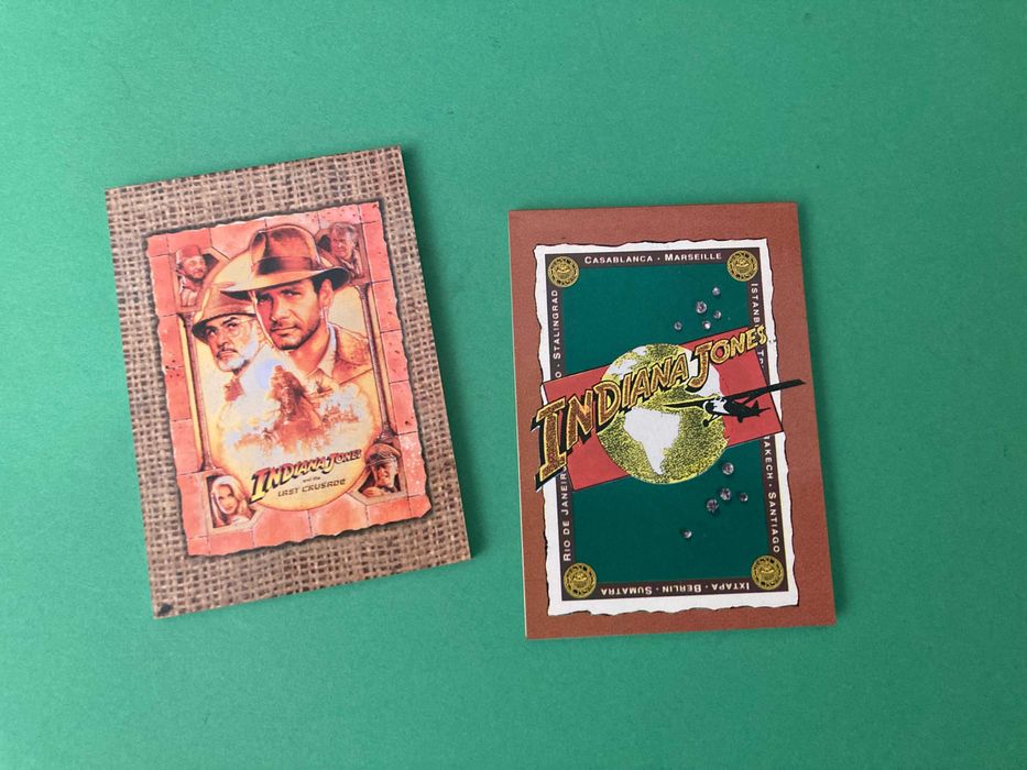 Lote de 2 Bloquinhos Blocos Notas Indiana Jones Anos 80 Ambar