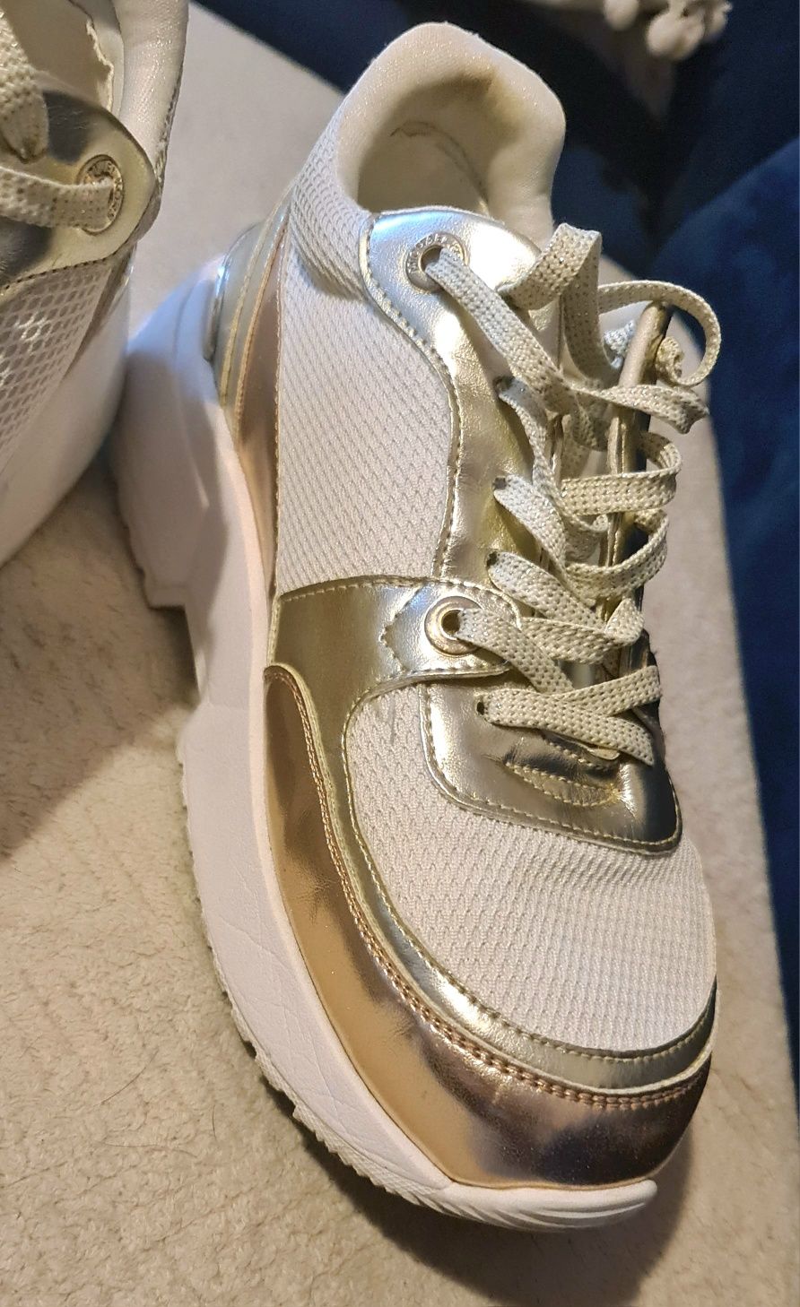 Michael Kors 37 38 23,5 zlote adidasy snaekersy