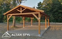 Wiata drewniana ALTANA NOEMI 4×8m