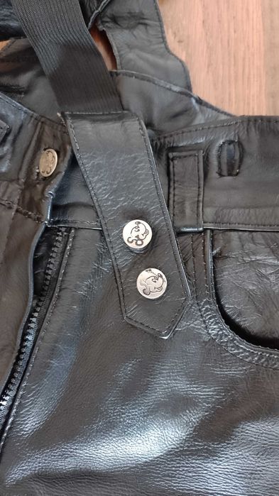 Дитячі мотоштани шкіряні