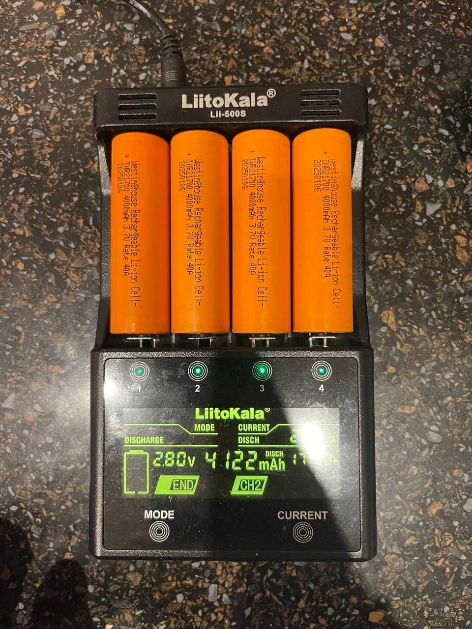 Акумулятор 21700 Westinghouse INR21700 4000mah 40A високотоковий