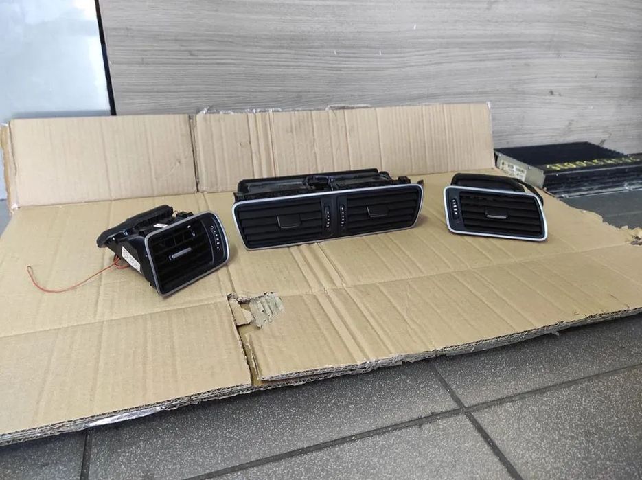 KRATKA KRATKI NAWIEWU ŚRODKOWA BOCZNE PODŚWIETLANE KOMPLET VW PASSAT B6 LIFT B7 CC WYSYŁKA !!!