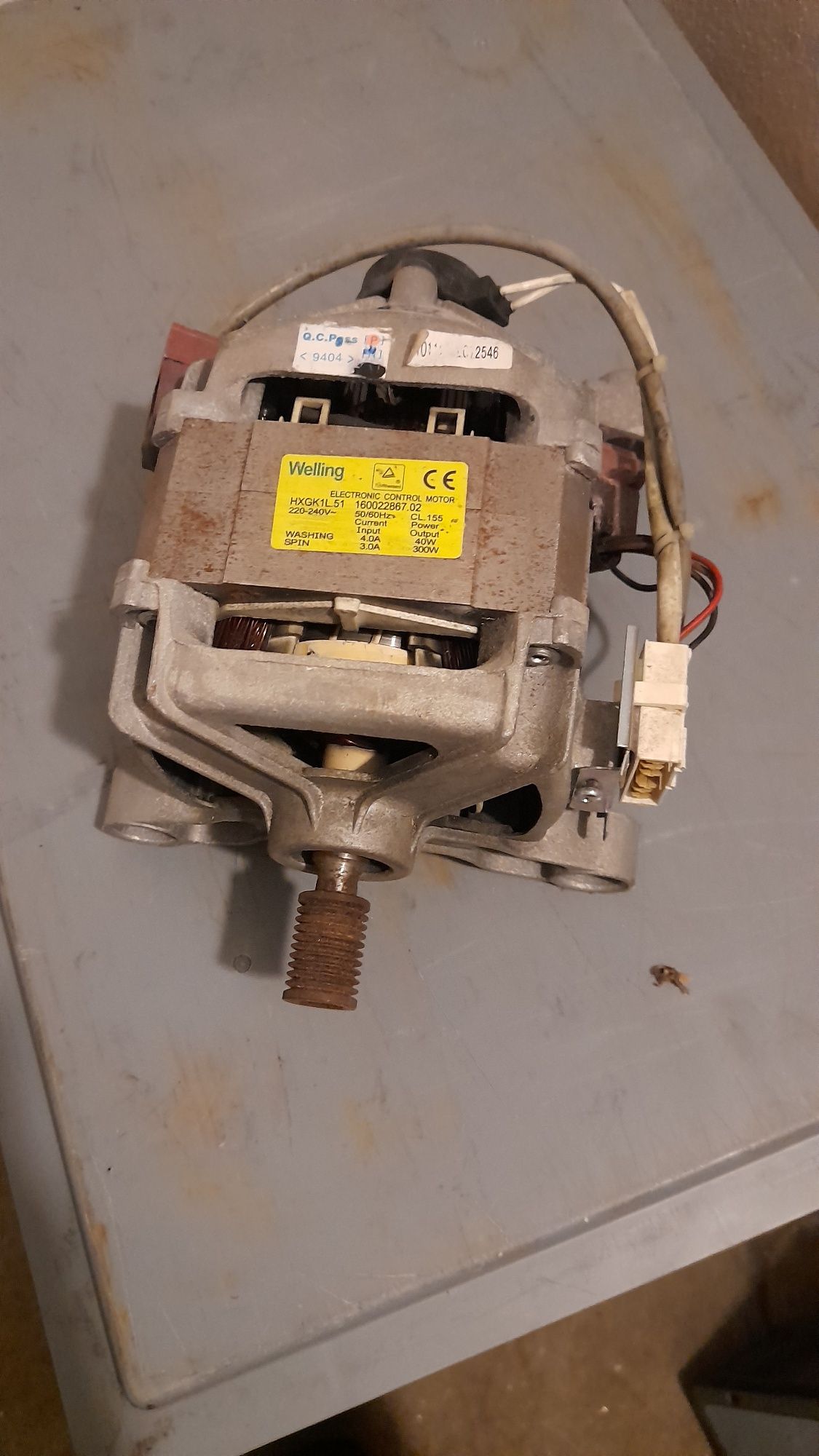 Motor eléctrico de maquina de lavar roupa