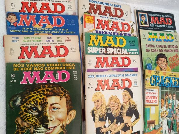 Revistas MAD - Lote 12 (anos 80)