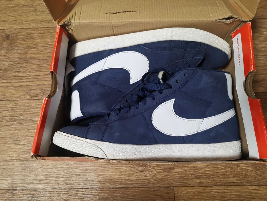 Nike Blazer Suede Mid Deep Royal Blue