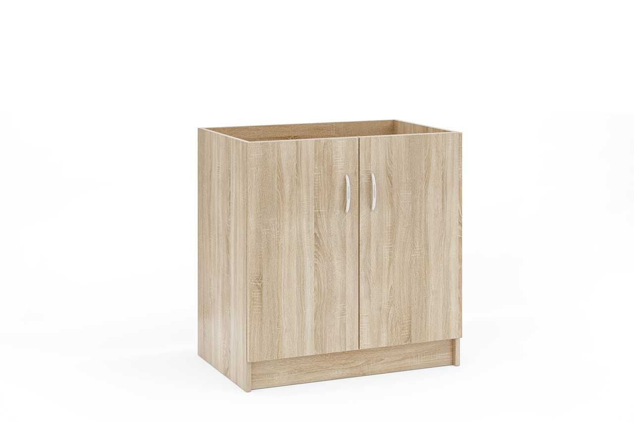 Szafka pod zlew 80 cm olcha/biały mat/dąb sonoma