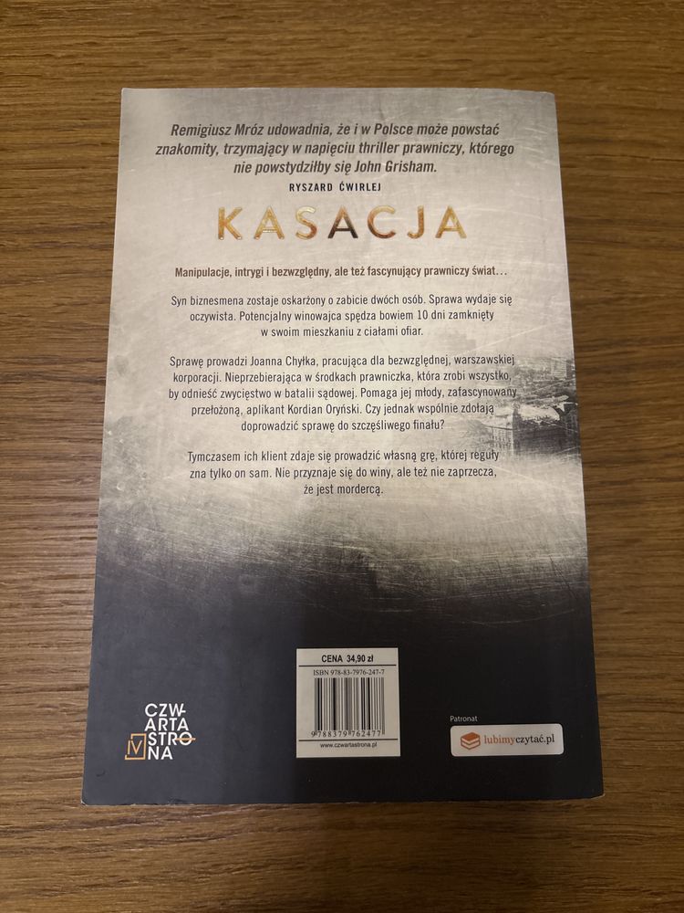 Kasacja Remigiusz Mróz