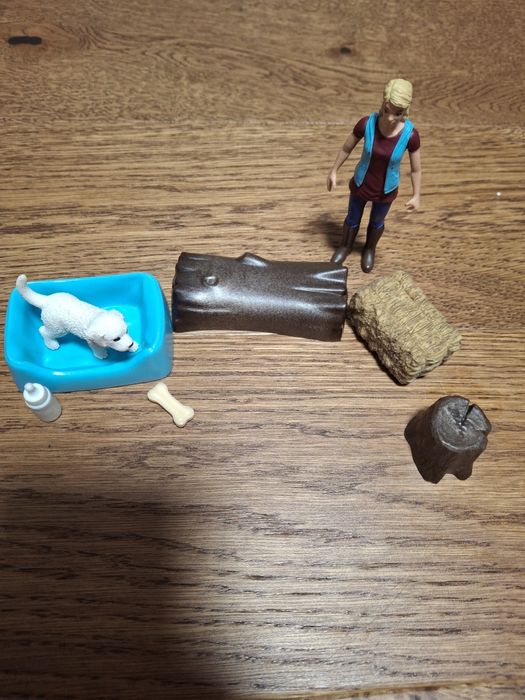 Piesek i figurka Schleich