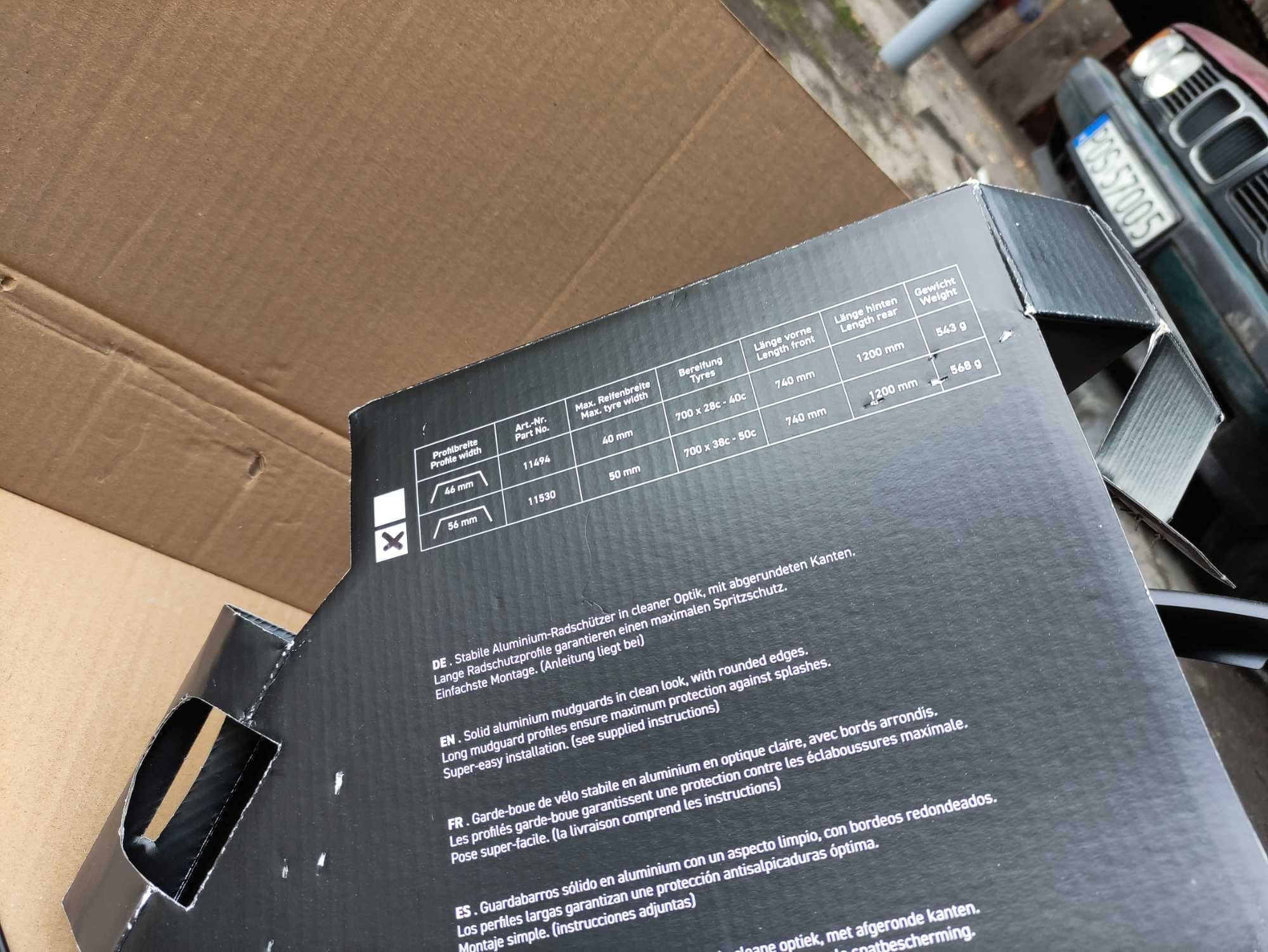 Komplet błotników rowerowych SKS Edge AL 56