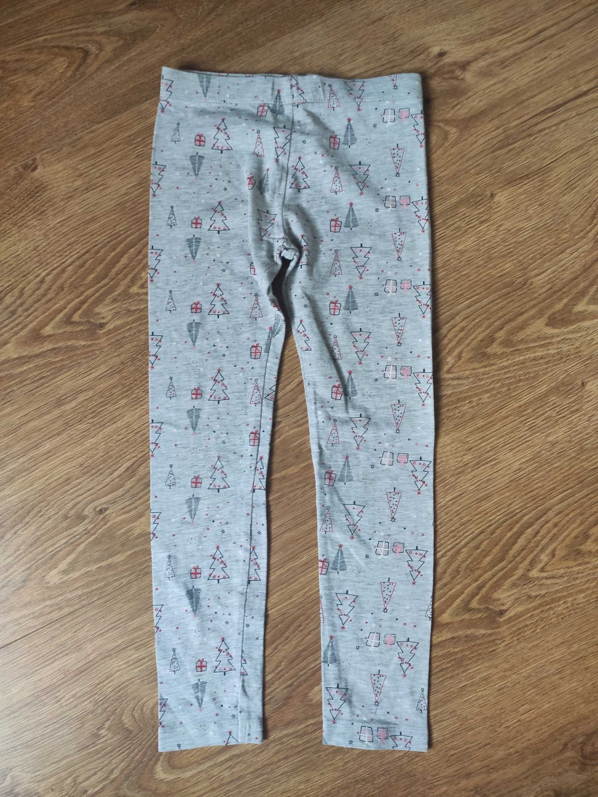 Szare legginsy świąteczne 116
