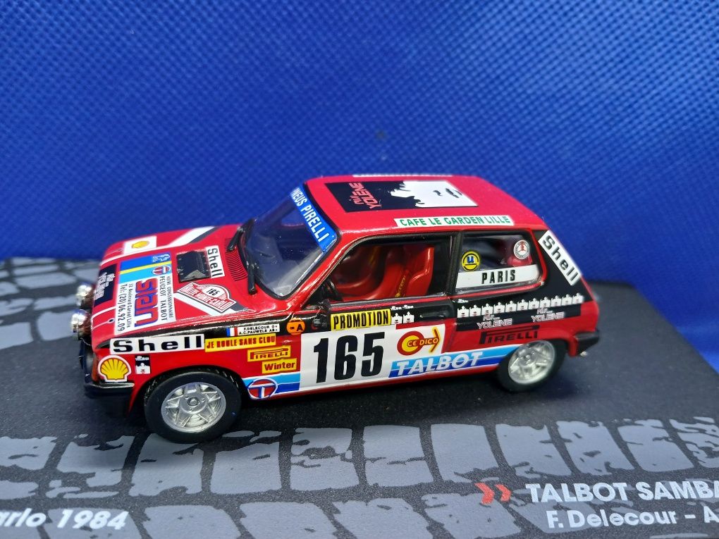 Miniatura  1/43 Talbot Samba Rally- F. Delecour RMC 1984