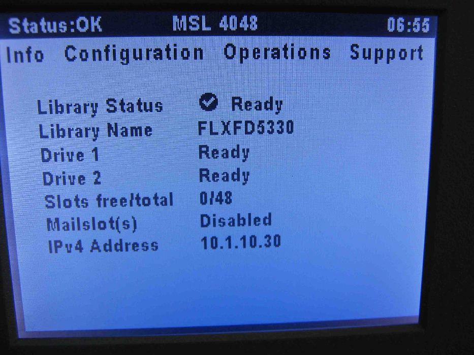 Ленточный накопитель HP MSL4048 LTO-4