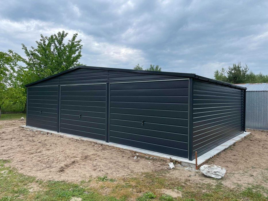 Garaż blaszany 9x6. WZMOCNIONY PROFILAMI. PRODUCENT. Cała Polska