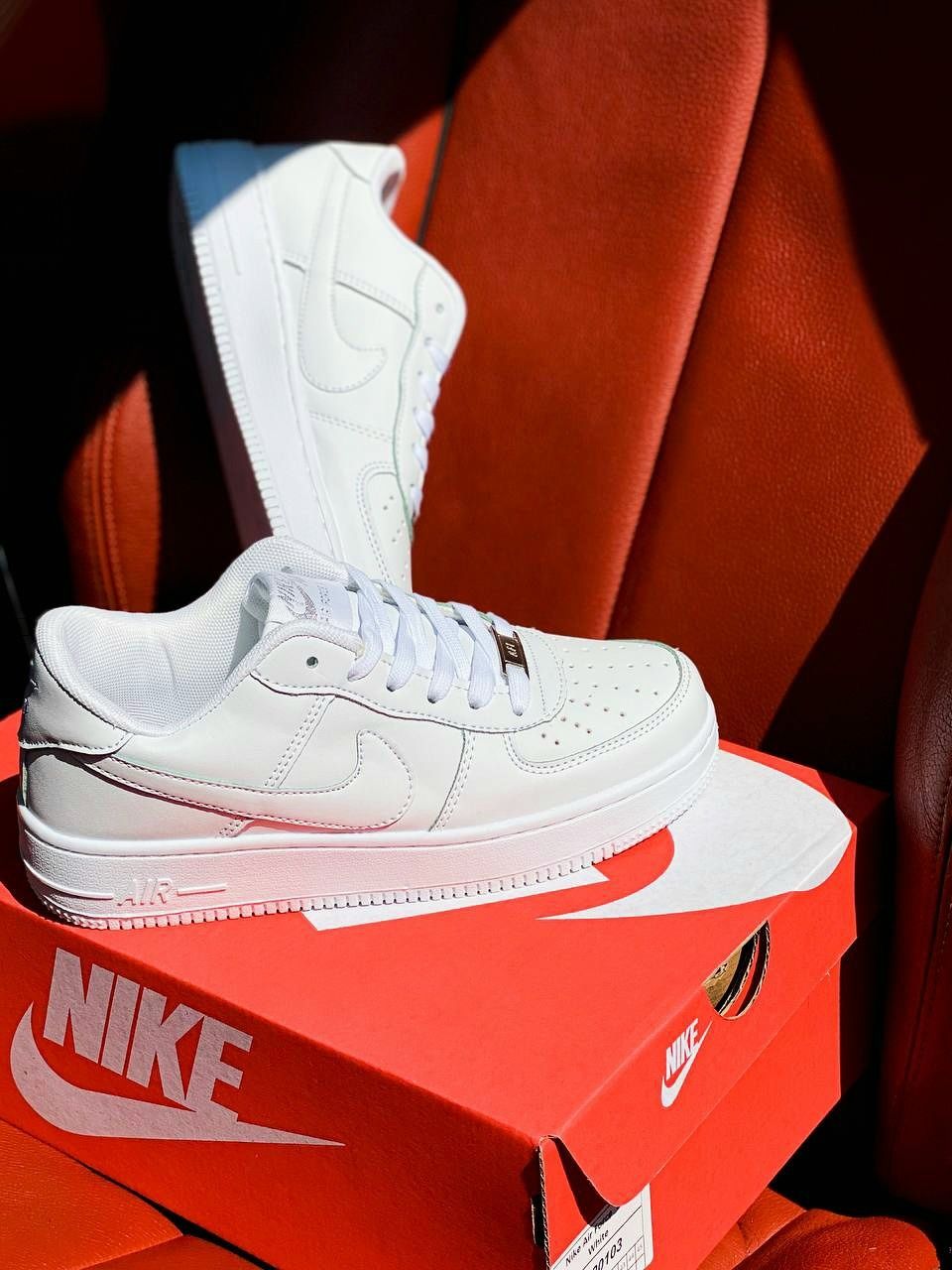 Женские Nike Air Force White, найк аир форс, nike air force, найки