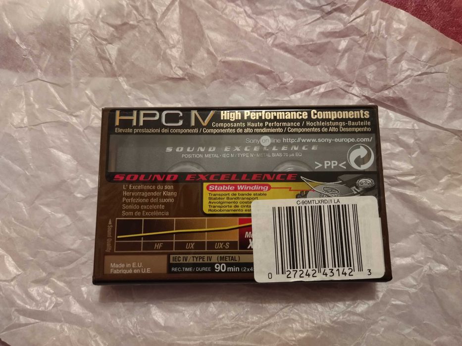 Cassetes Audio de Metal Type IV Sony