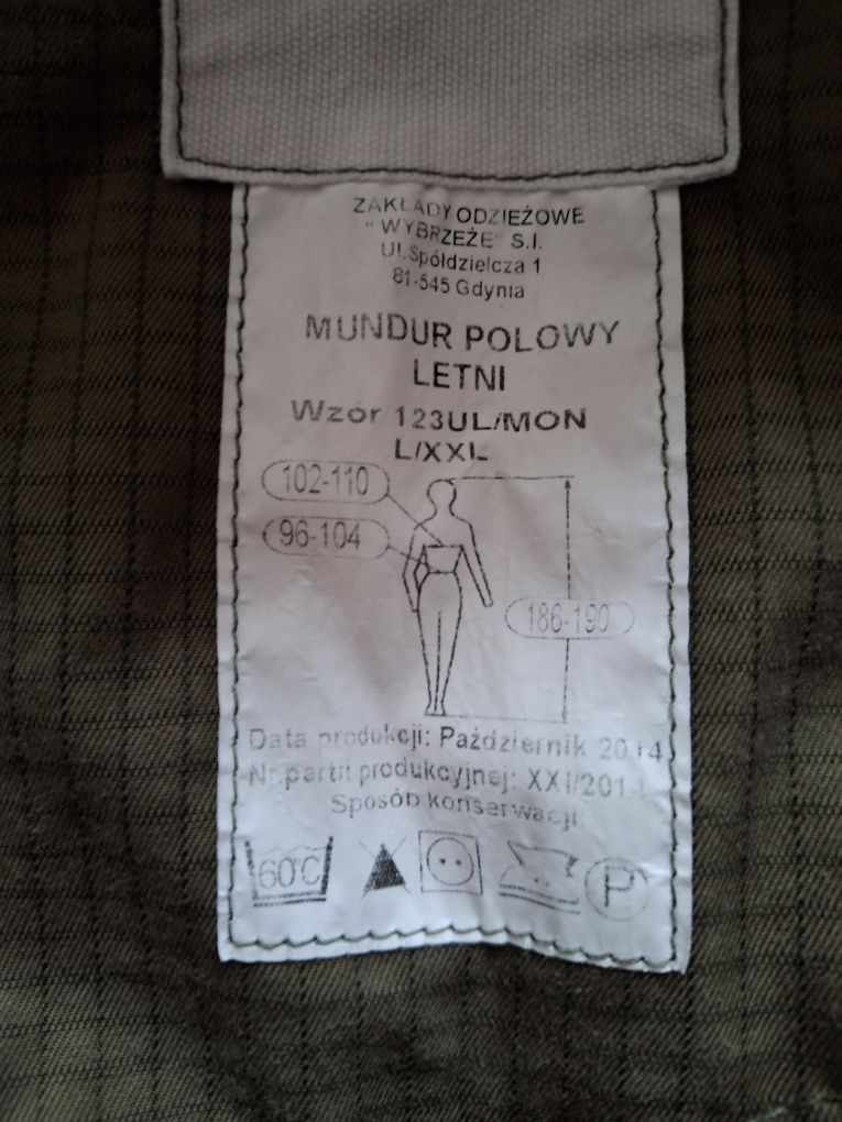 Mundur Letni Wz2010 L/XXL