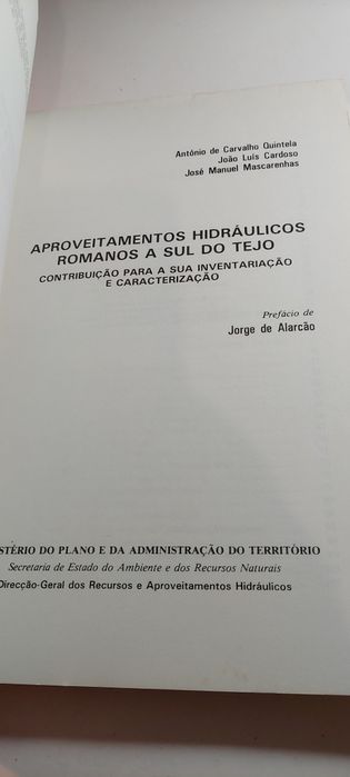 Aproveitamentos Hidráulicos Romanos a Sul do Tejo (1986)