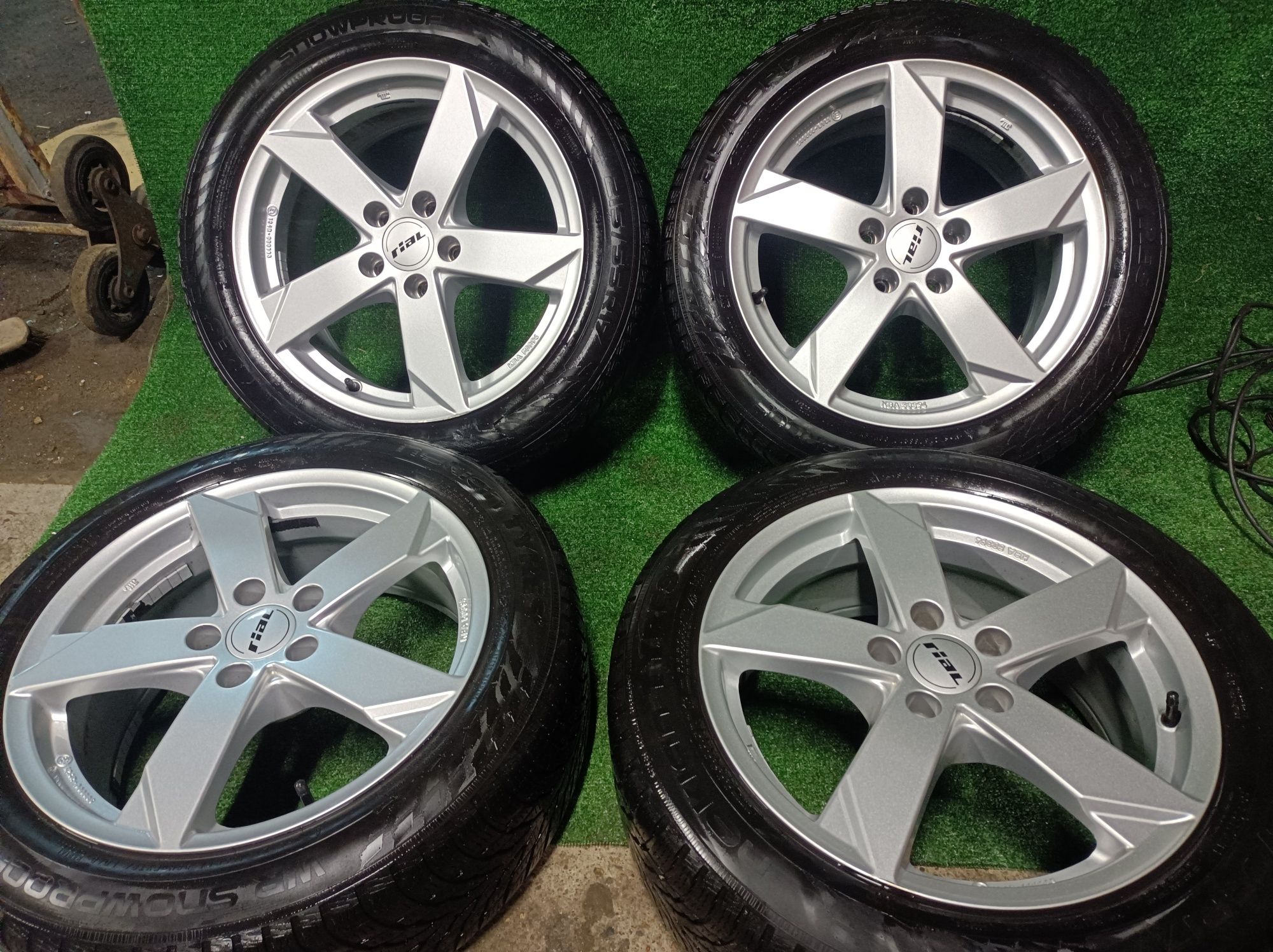 Jak nowe 5x112 17 Rial Alufelgi Audi Mercedes VW Seat Skoda koła felgi