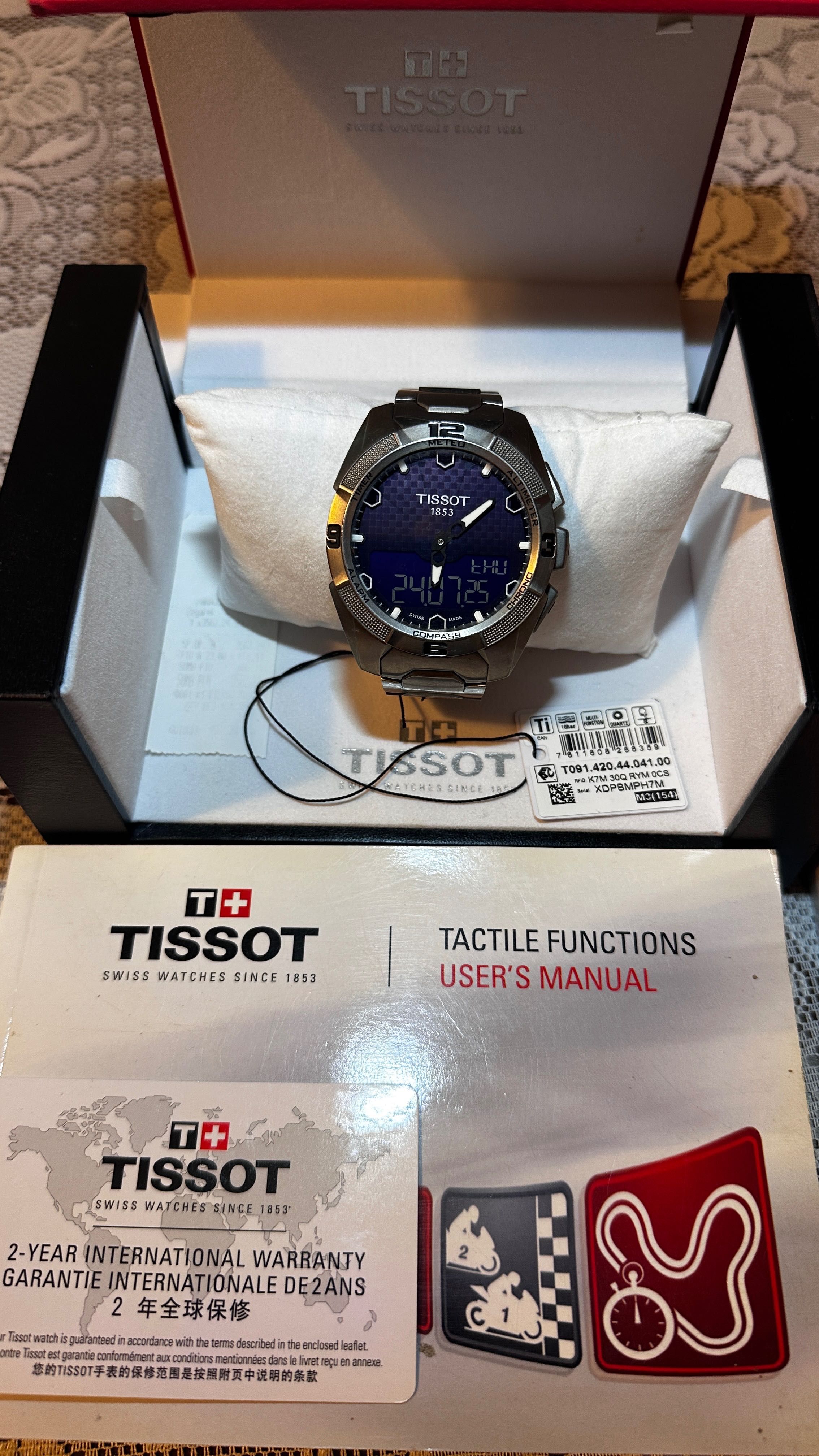 Zegarek TISSOT T-Touch Expert Solar Titanium T091.420.44.041.00