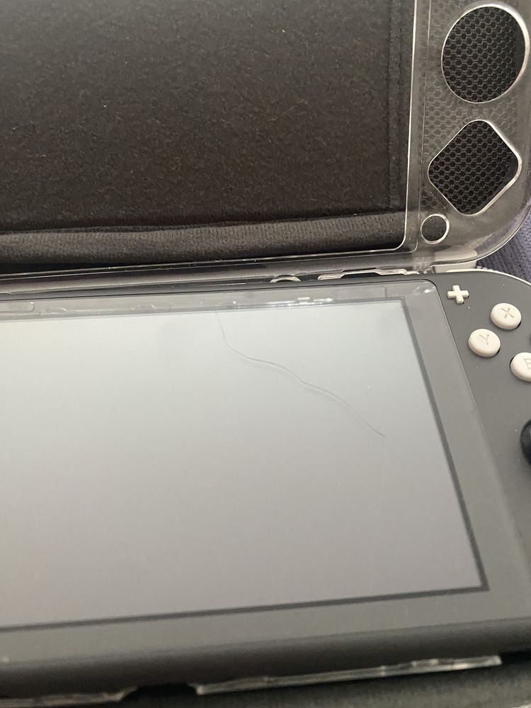 Consola Nintendo Switch Lite Cinza Usada C/ Acessorios
