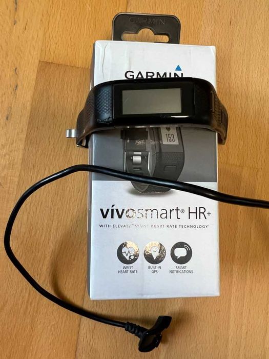 monitor ritmo cardíaco pedometro pulseira fitness Garmin vivosmart HR+