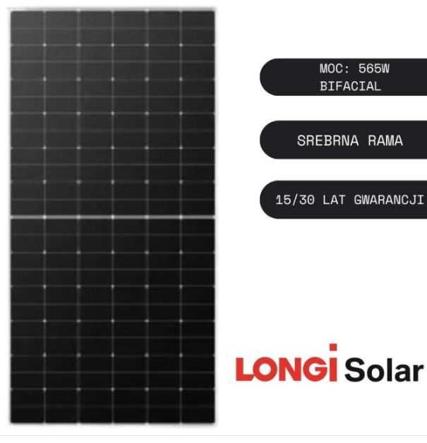Paleta modułów 36 szt  Longi 565W Hi-MO X6 Explorer srebrna rama