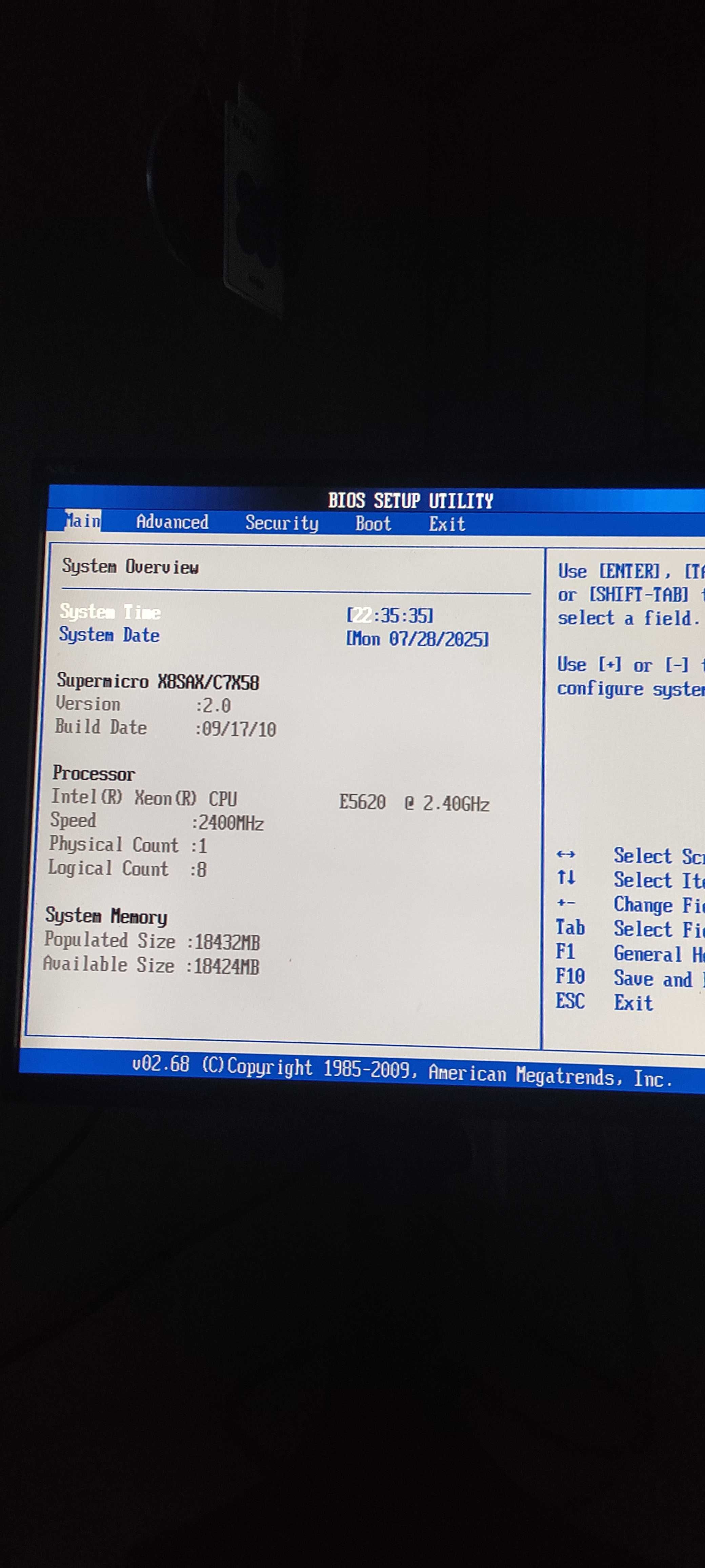 Сервер Supermicro Xeon E5620 RAM 18gb HDD 8tb