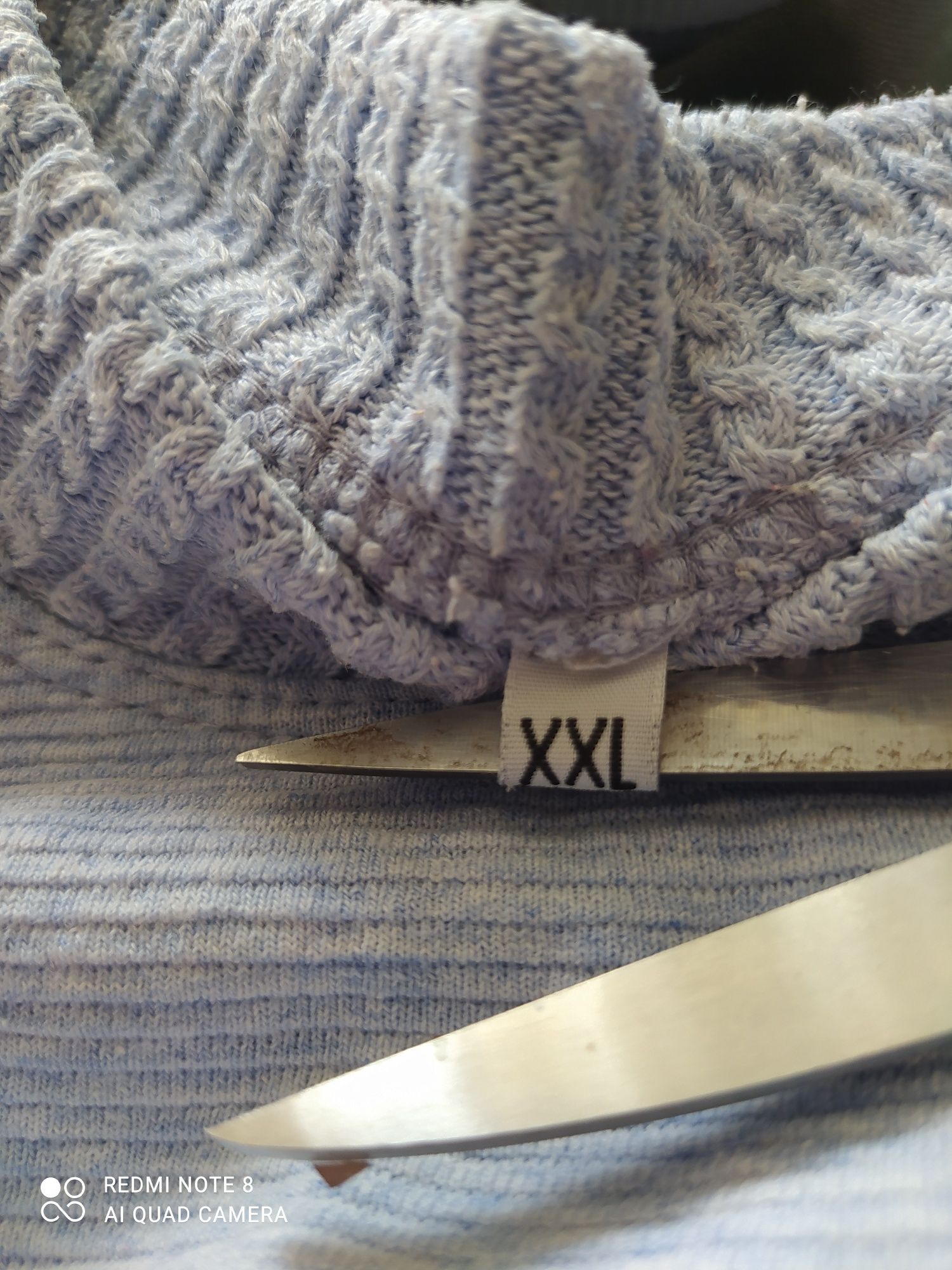 Sweterek damski niebieski XXL