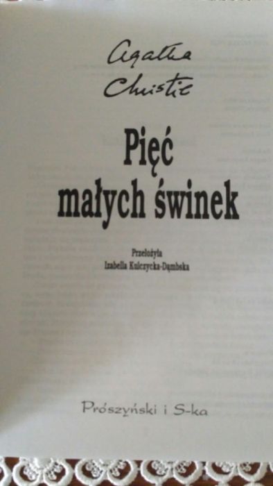 Pięć małych świnek Agatha Christie