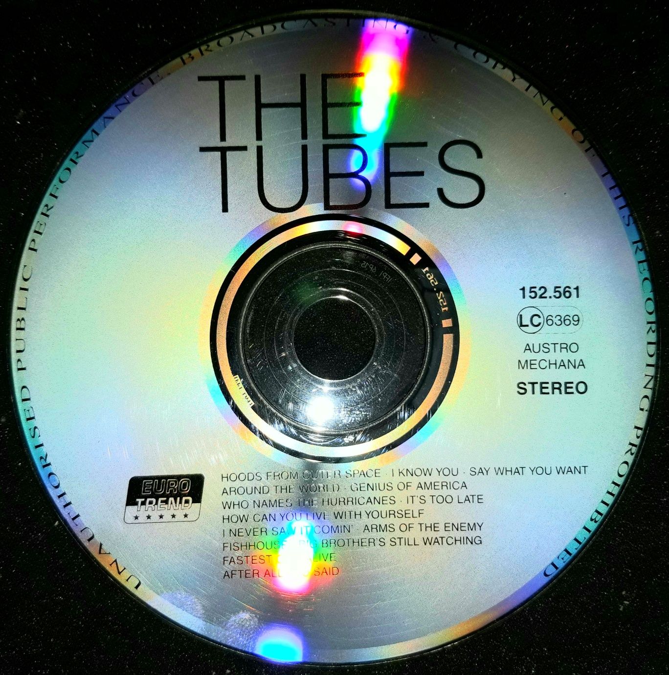 The Tubes ‎– The Tubes (CD, 1999?)