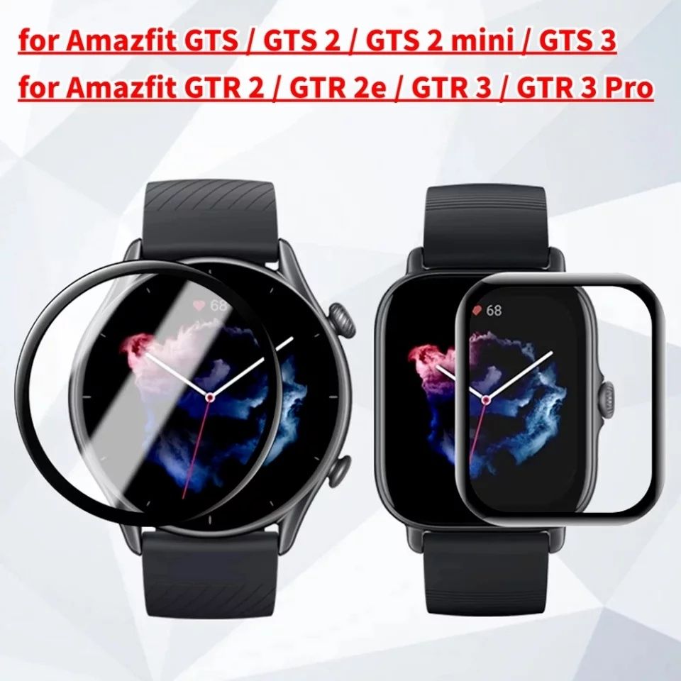 Стекло, пленка, бампер Amazfit BIP GTR 2 GTR 3 3PRO, GTR 4, GTS 3 Mi b