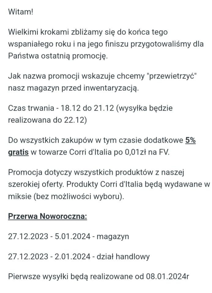 Sprzedam Włoskie płyny do płukania tesori do