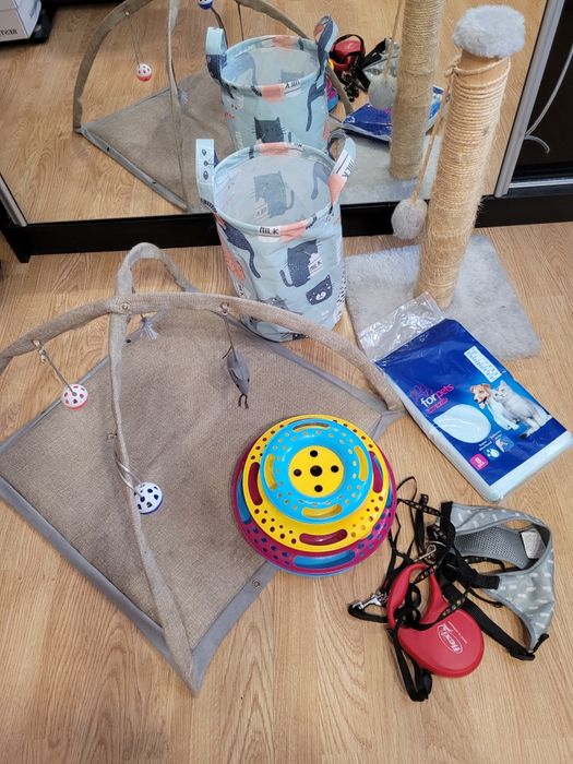 zestaw dla kota drapak