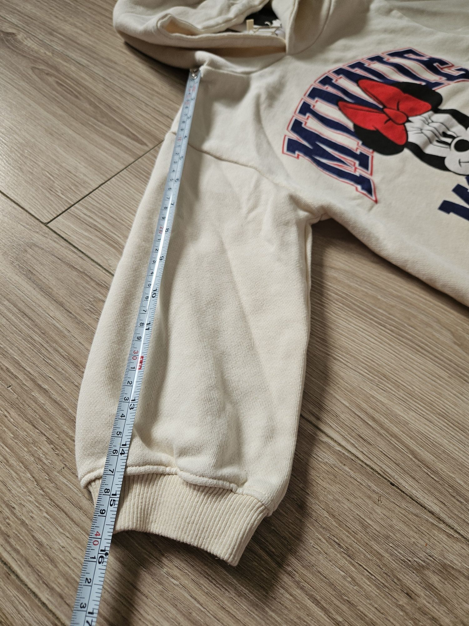 Nowy komplet Zara myszka Minnie Disney legginsy bluza z kapturem