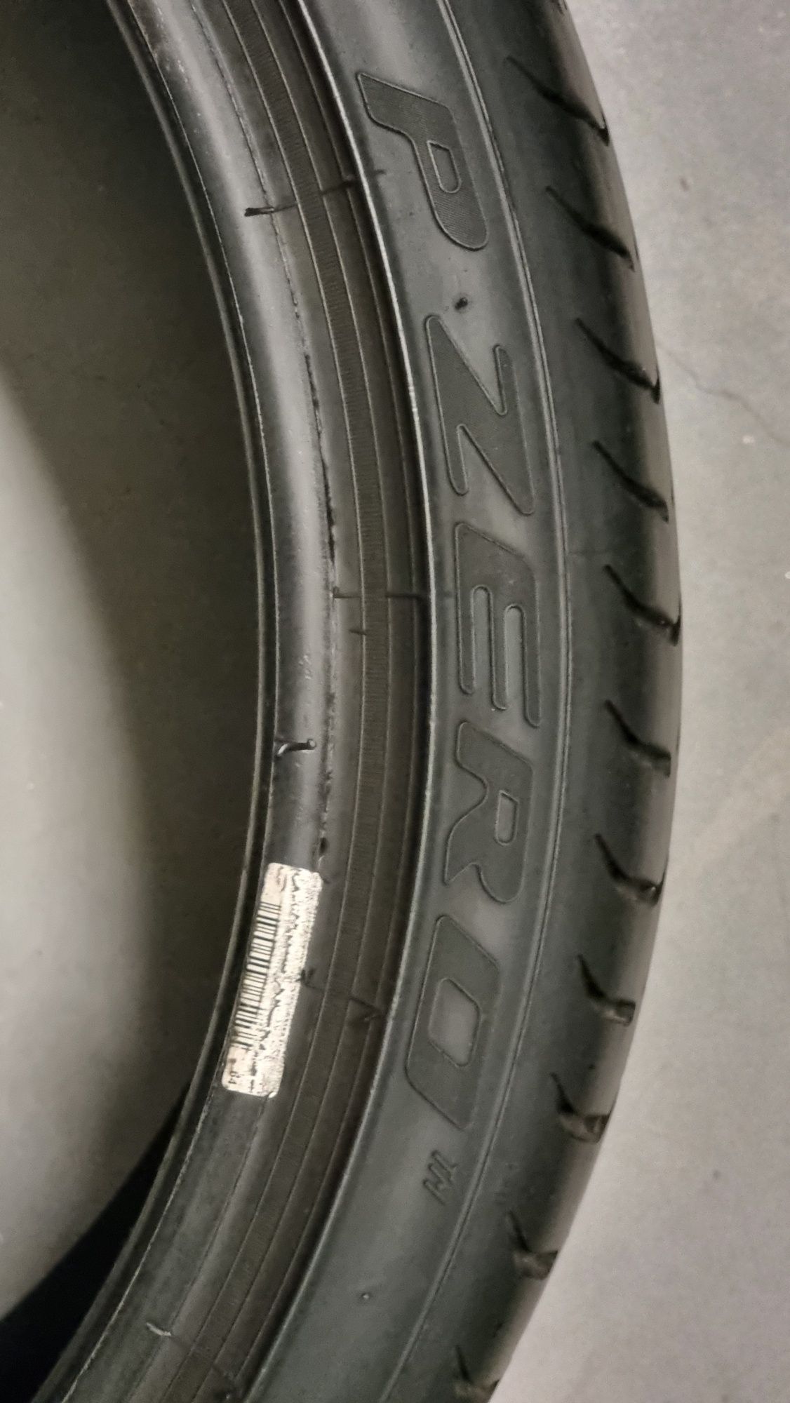 Para opon PIRELLI P ZERO 225/35 19 letnie opony 5,5mm