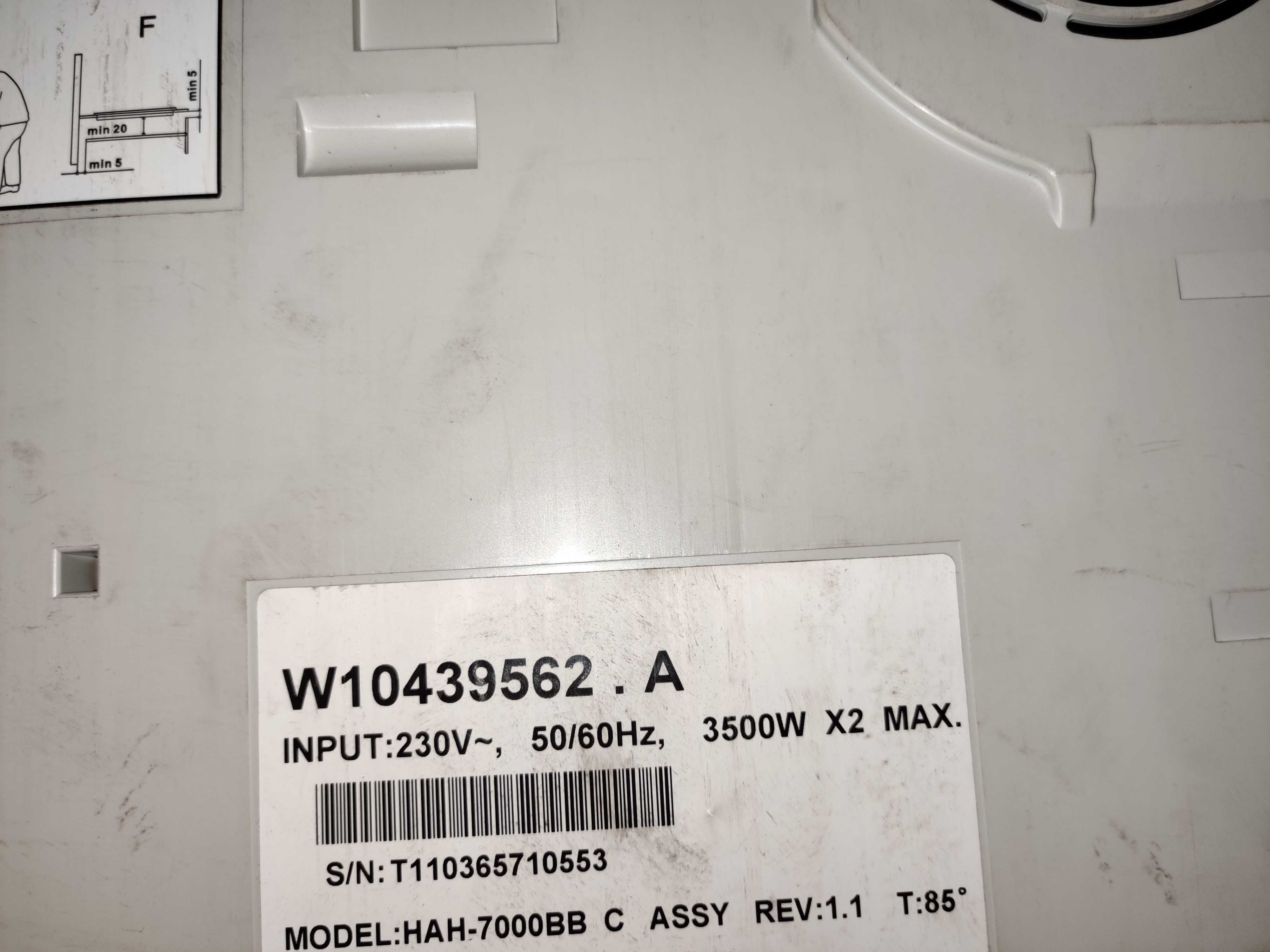 whirlpool indukcja W10439 - Sprawna, lecz uszkodzone szkło