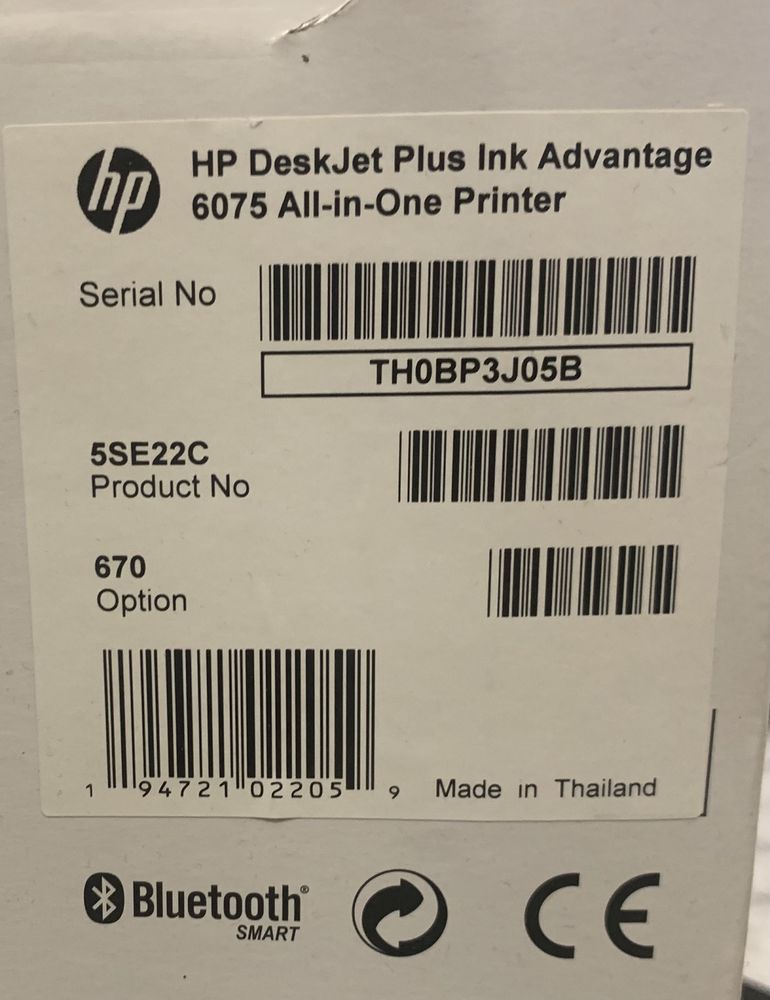 DRUKARKA HP DeskJet Plus 6075 - All in One - Nowa!!