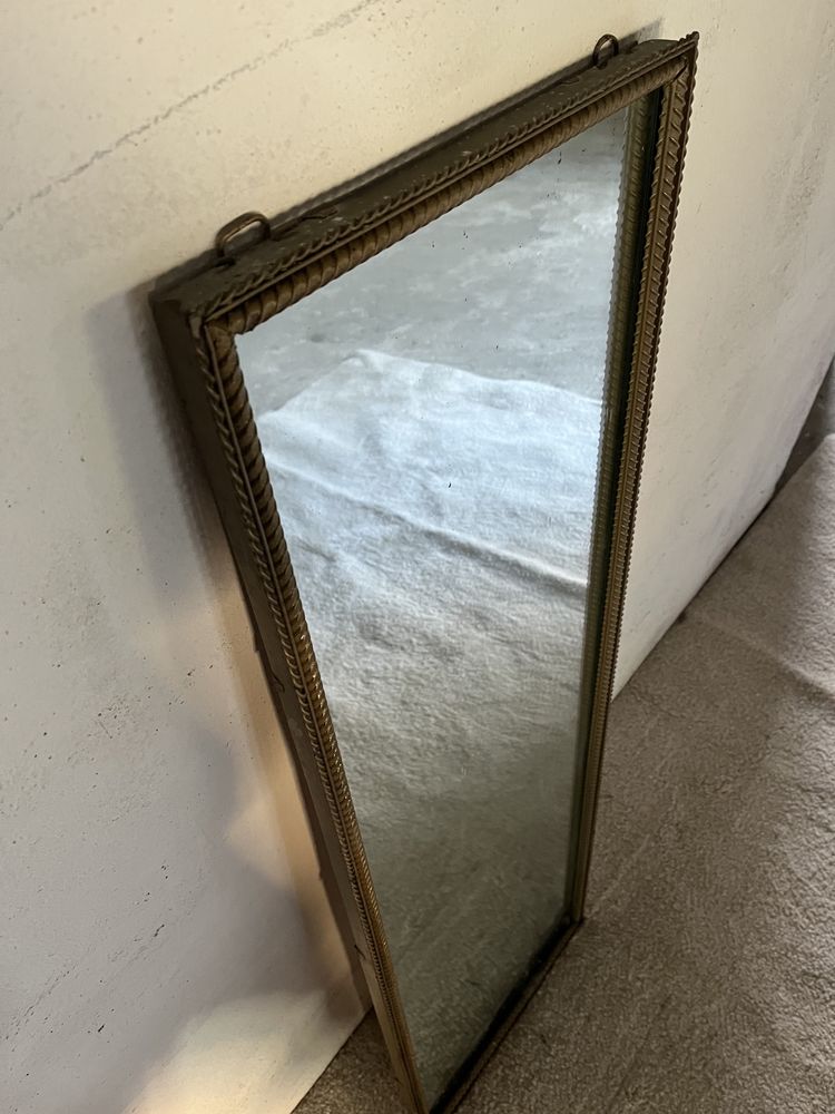 Lustro z metaloplastyki metalowe vintage loft