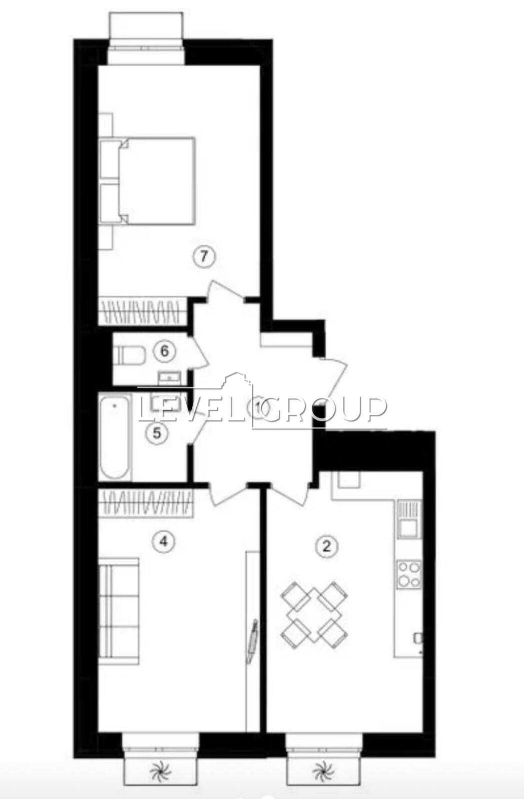 Продаж 2к квартири в ЖК One House