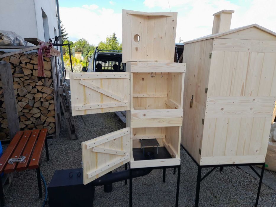 Wędzarnia drewniana 50, 60, 70 cm.