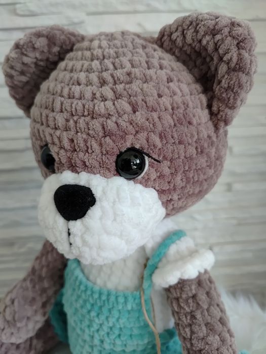 Miś na szydełku handmade DOSTĘPNY OD RĘKI