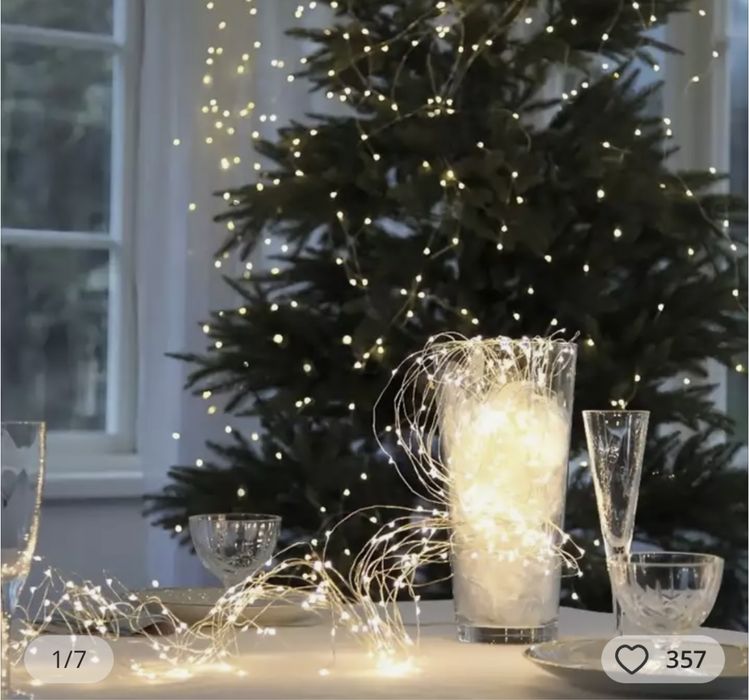 ОПТ та РОЗДРІБ!!! Гірлянда пучок, кінський хвіст на батарейках + USB,