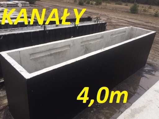 SZAMBO BETONOWE szamba kanał betonowy samochodowy 4.0m atest gwarancja