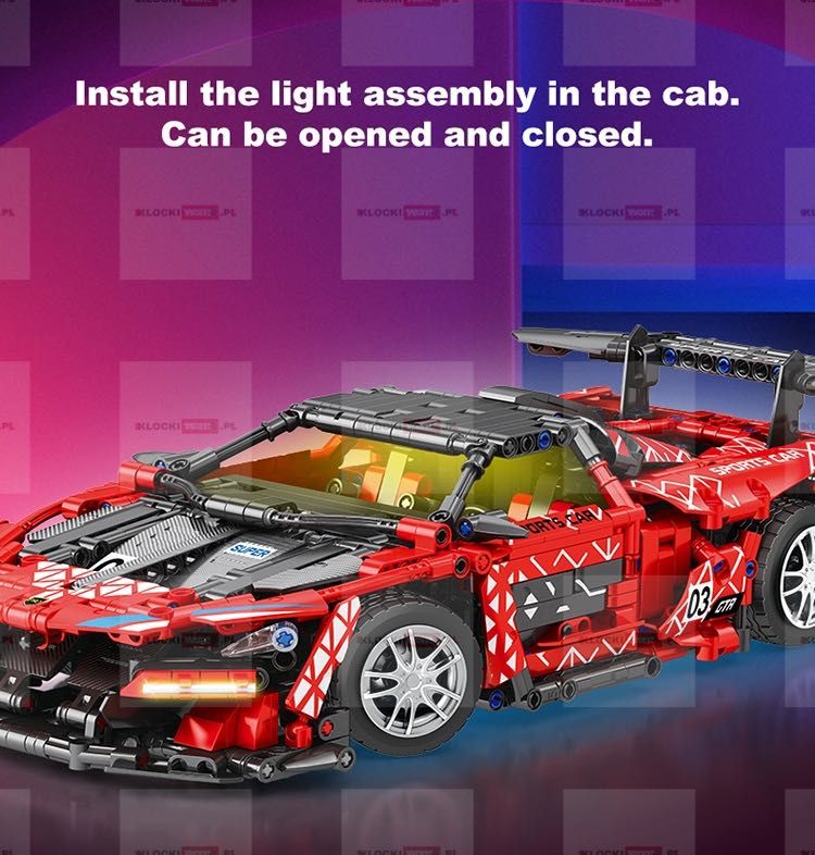 Klocki WOMA Technic Typu McLaren