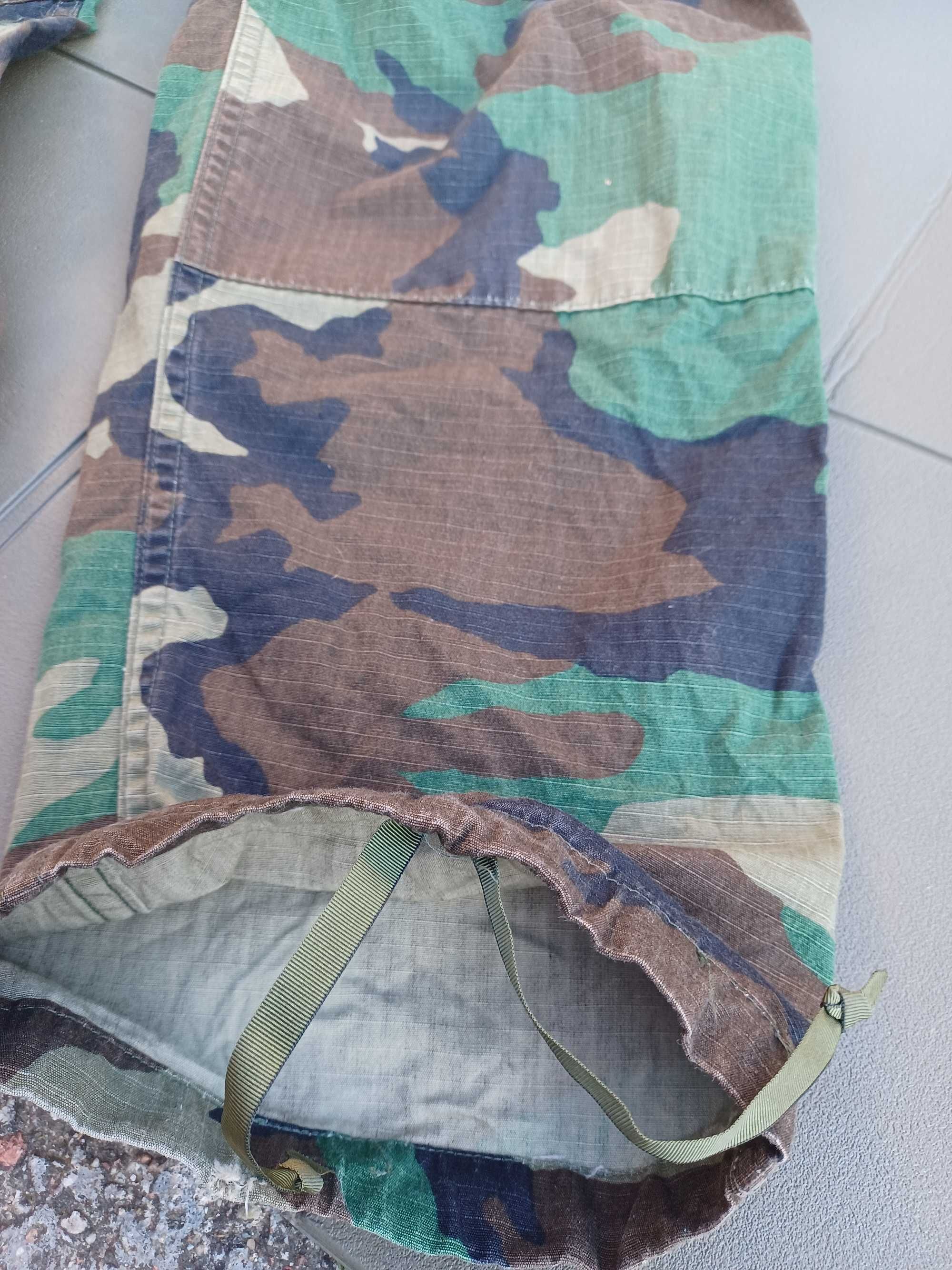 Spodnie wojskowe US Army woodland M/S