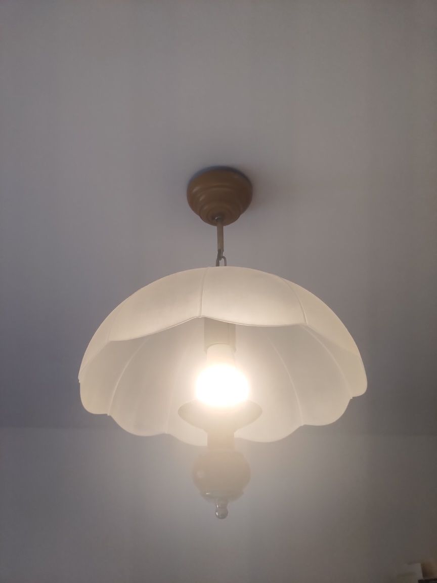 Lampa sufitowa szklana