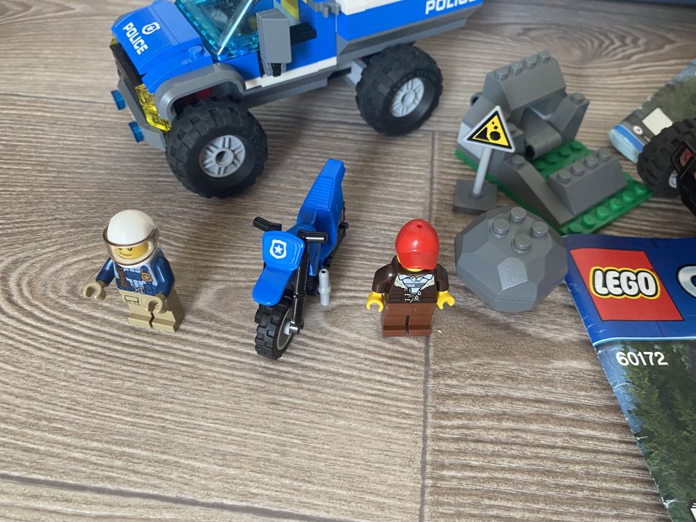 Лего lego погоня по грунтовой дороге 60172