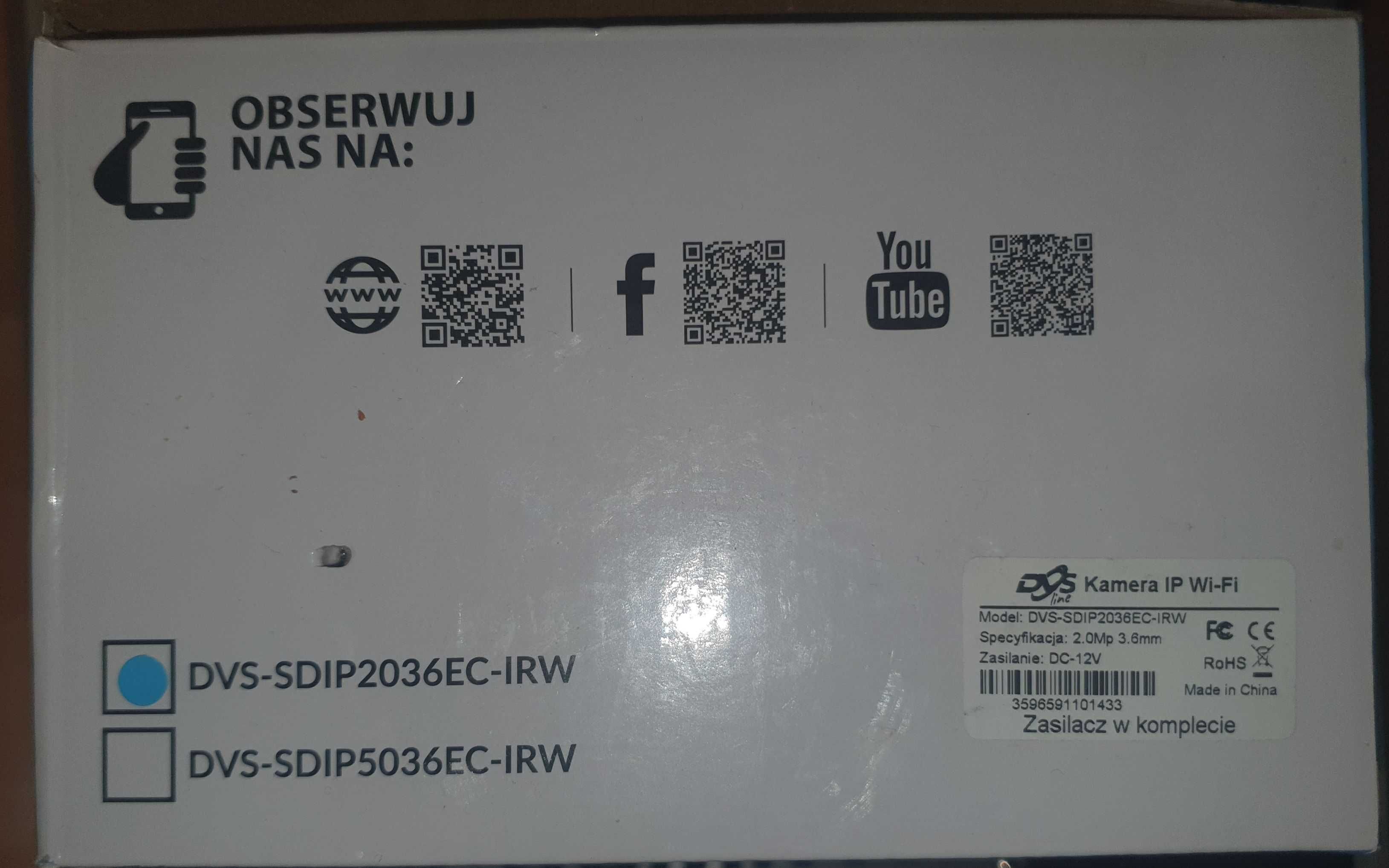 Kamera WIFI zewnętrzna OBROTOWA 2Mpx 4xZOOM FULLHD